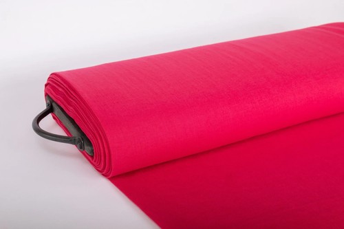 Hot Pink Linen Fabric by the Yard – Soft Washed – Apparel & Crafting Material - Picture 3 of 12