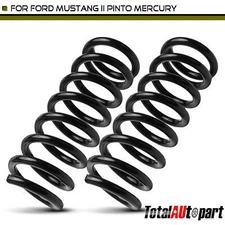 2x Coil Spring Set for Ford Mustang II 1974-1978 Pinto Mercury Bobcat Front Side