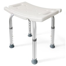 Shower Chair Bath Stool Seat Padded Height Adjustable Bathtub Shower Seat 350lb