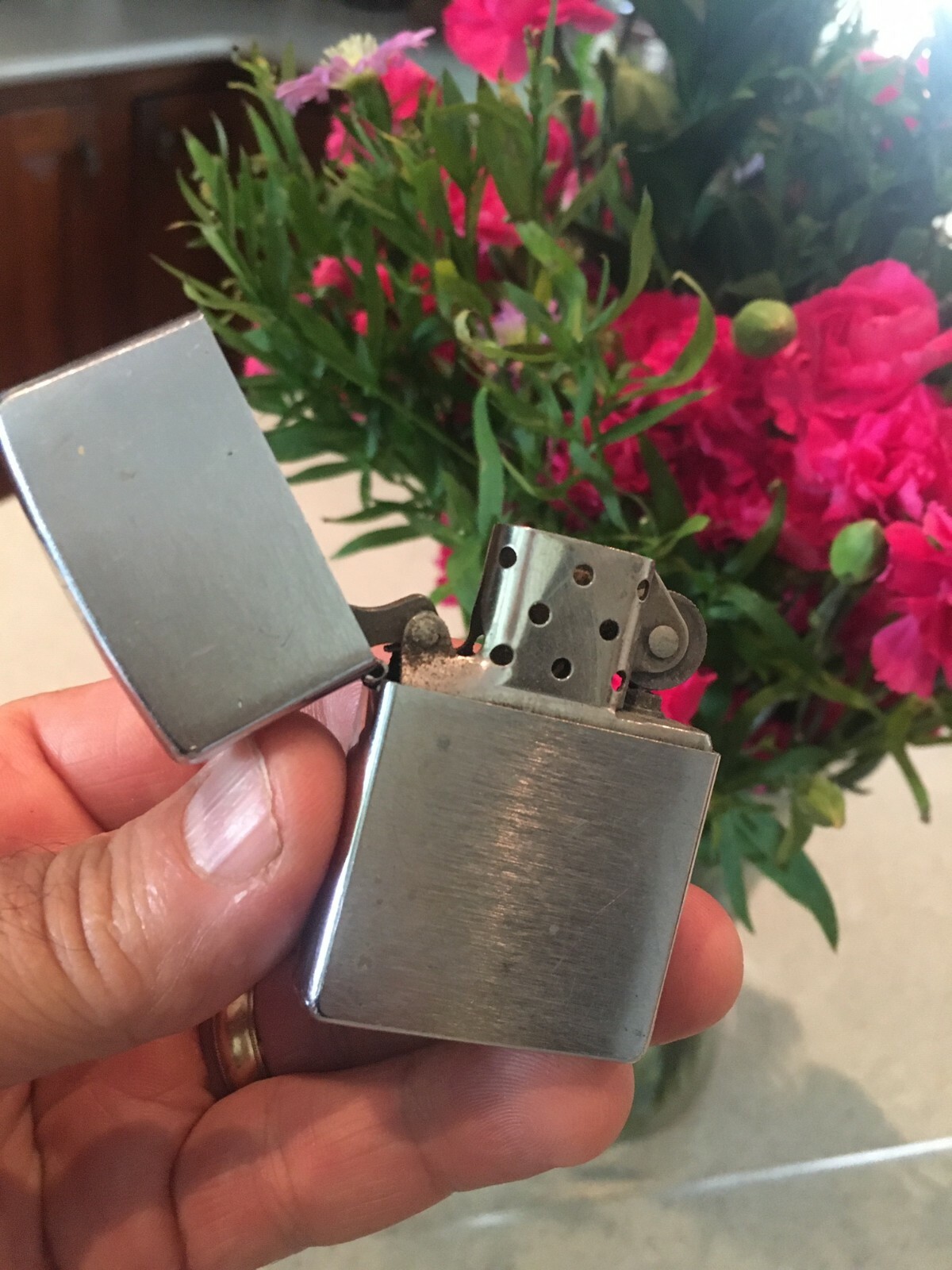 Four Vintage Cigarette Lighters Ronson, Atomic, Pall Mall, Zippo