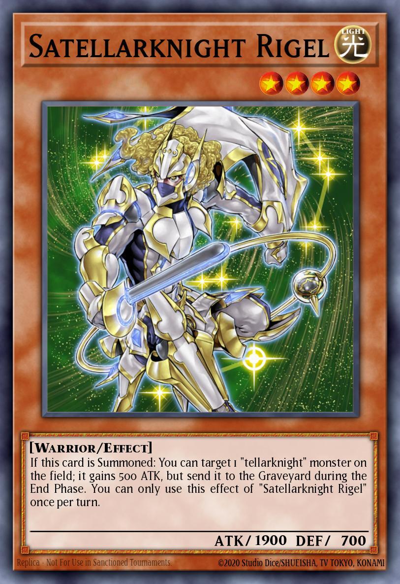 Satellarknight Rigel SECE-EN025 Super Rare Yu-Gi-Oh Trading Card