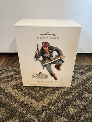 Hallmark Keepsake 2011 Ornament Pirates of the Caribbean Tides Cpt Jack Sparrow