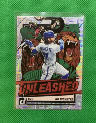 2021 Donruss Baseball BO BICHETTE  Unleashed  Vector Parallel #UNL24 Blue Jays