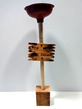 Redneck Bird Feeder Yard Lawn Garden Art Decor Novelty, Gag Gift Plunger