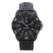 Luminox Coronado 44mm Series 3020 Carbon Black Dial Quartz Mens Watch XS.3021