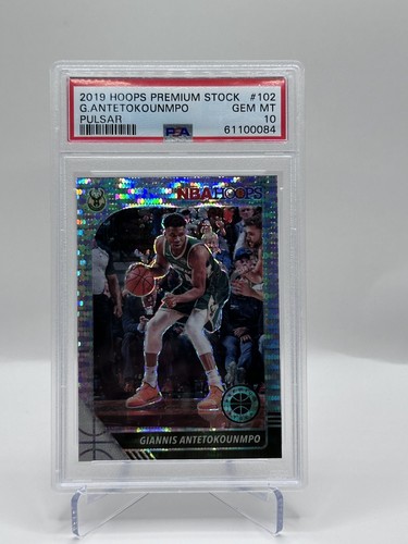 2019 Hoops Premium Stock Giannis Antetokounmpo PSA 10