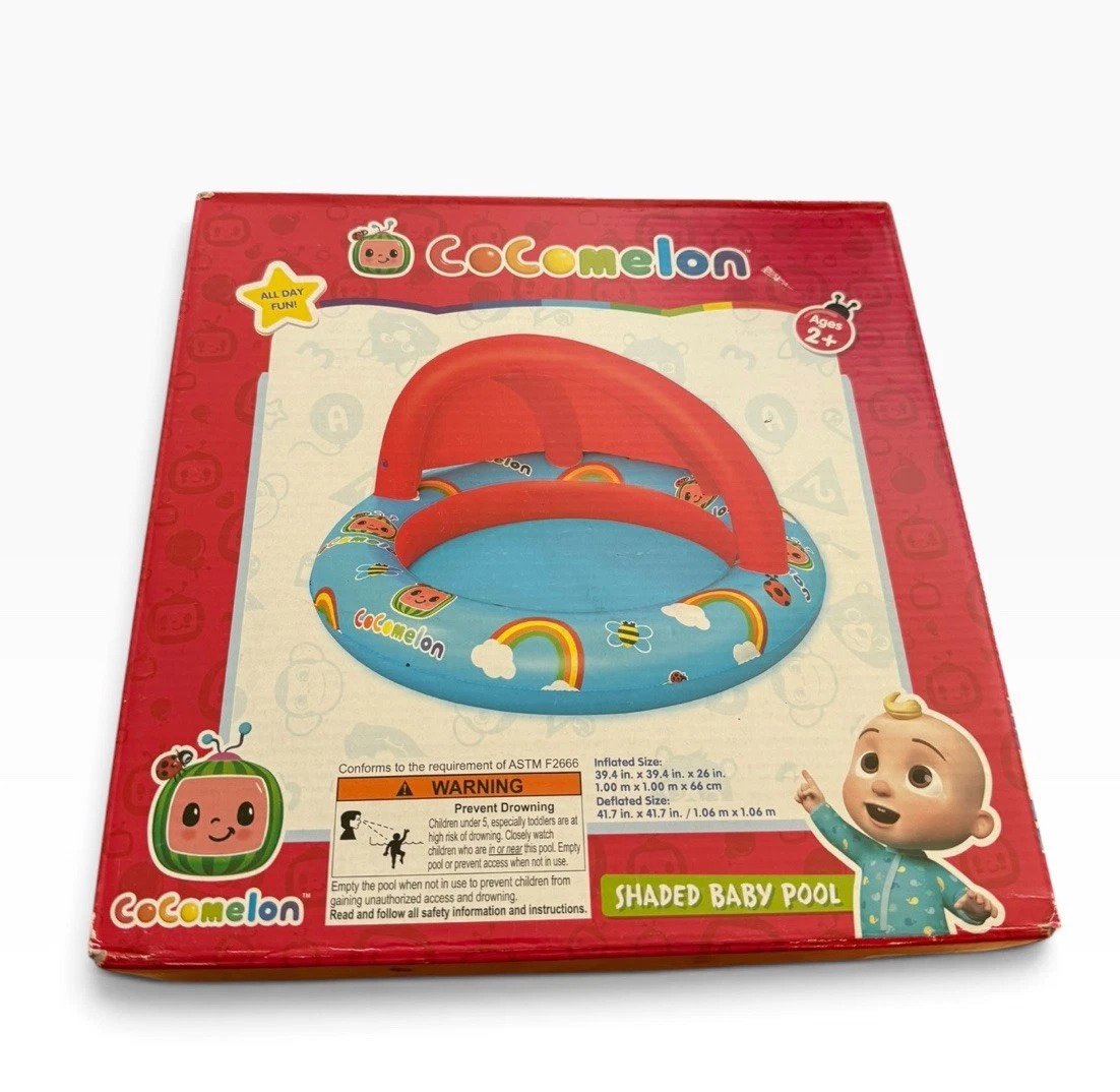 BESTWAY H2OGO! Alberca Infantil Cocomelon con Sombra BESALBCARCOC