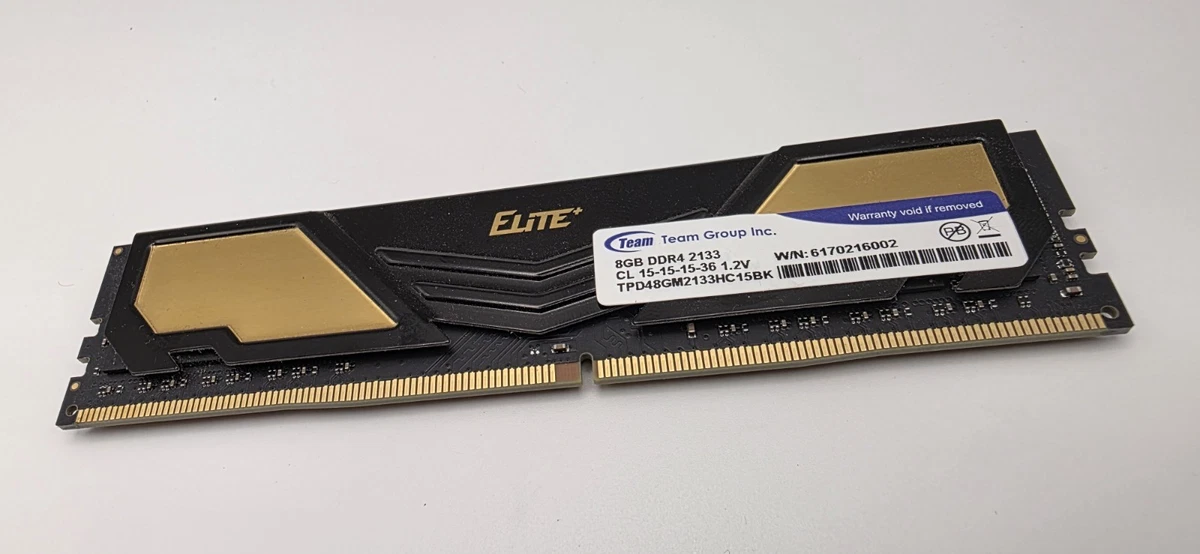 Team Group DDR4 SDRAM 8 GB Capacity per Module Memory (RAM) for