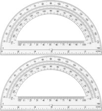 Plastic Protractor Math Protractors 180 Degrees for Geometry Classroom Student S