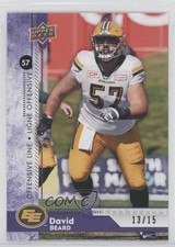 2018 Upper Deck CFL Purple 13/15 David Beard #16 i9i