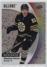 2023-24 Upper Deck Allure Rookies Confetti Matthew Poitras #120 1i5d