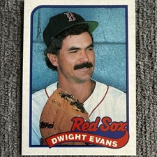 Topps 1989 Dwight Evans Boston Red Sox #205 Base Set MLB Baseball Card