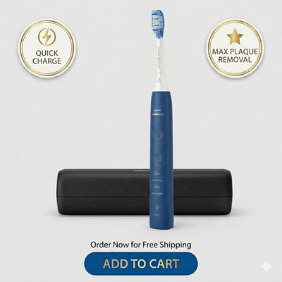 Philips Sonicare Professional Clean Plus Electric Toothbrush Set - Matte Blue
