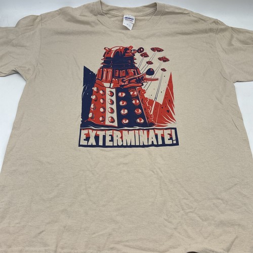 Dr. Who Exterminate! Gildan Large T - Shirt!