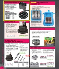 1/4 WIDTH NUMBER LETTER STAMP SET 0-9 AND A-Z 8016-0004