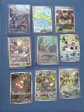 Pokemon TCG 9 NM Illustration Rare & Full Art Card Lot