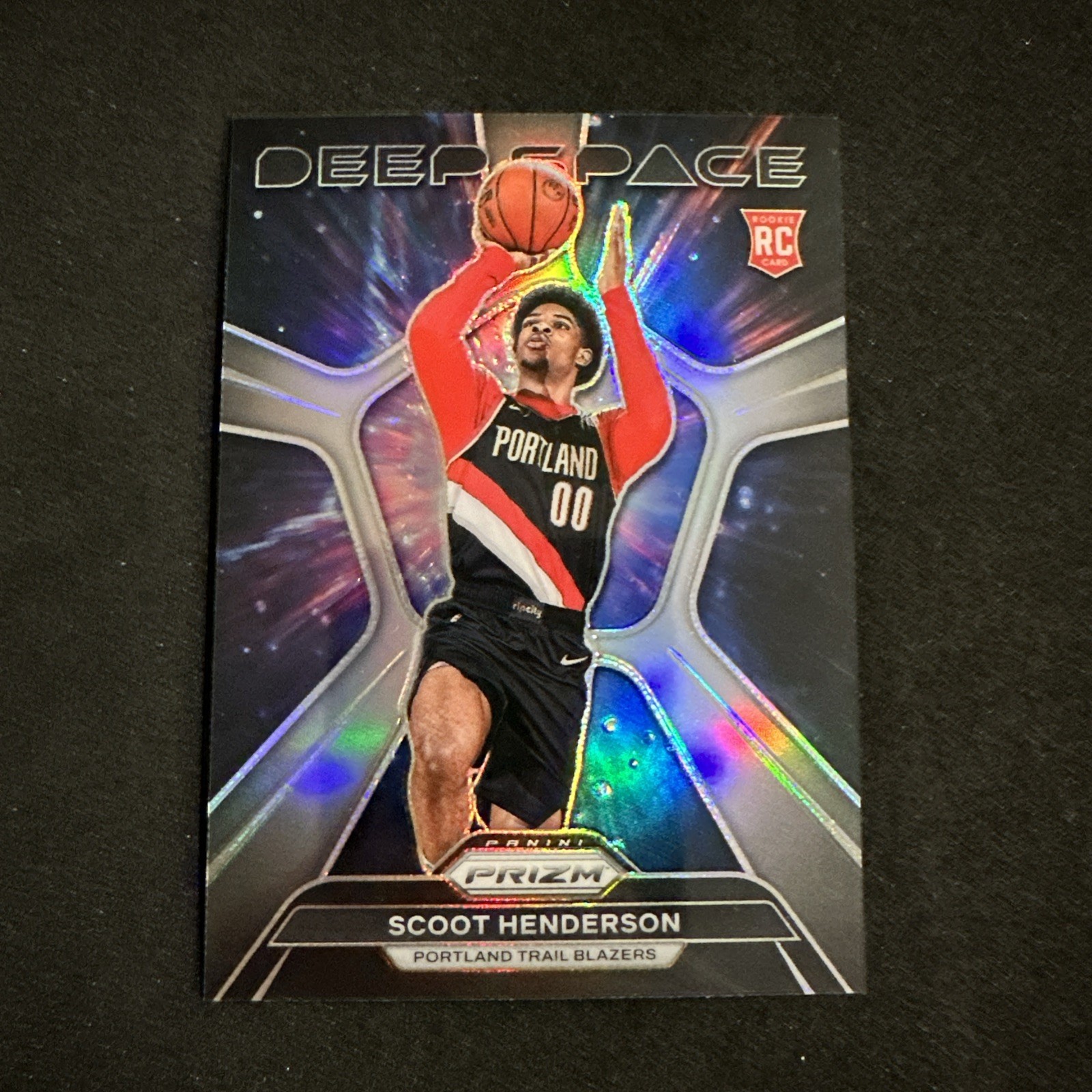 2023-24 Panini Prizm - Deep Space Scoot Henderson #3 Silver Prizm (RC)