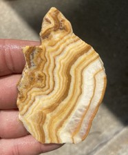 Banded Calcite Old Stock  Rough Slab 1.5 oz