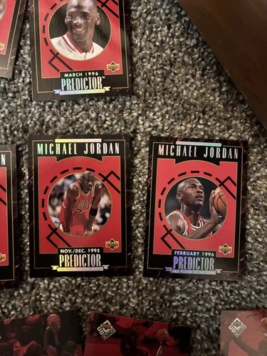 Michael Jordan Card Lot check pics.  Excellent shape.  Clean for age!!