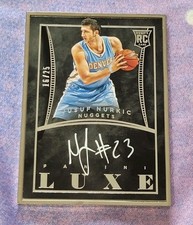 Jusuf Nurkic RC 2014-15 Panini Luxe Metal Rookie Card Auto 16/25  Bosnian Beast 