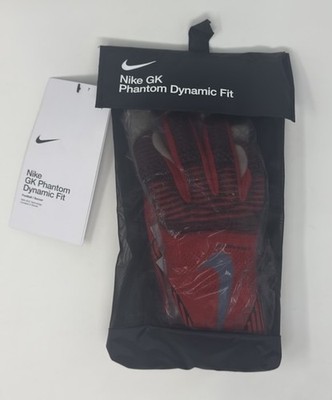 Nike GK Phantom Dynamic Fit Goalkeeper Gloves Bright Crimson IF8190-635 SZ 7 NEW