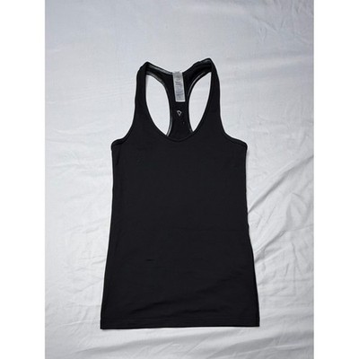 Ivivva Lululemon Girls Black Racerback Athletic Tank Top Size 10 Dance Yoga T6