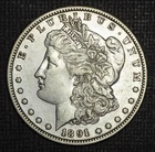 1891-S Morgan Silver Dollar ... XF