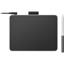 Wacom CTC4110WLW0A One S Bluetooth Creative Drawing Tablet with Pen, White
