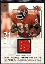 2004 Ultra #UP/PH Priest Holmes Ultra Performers Game Used Copper