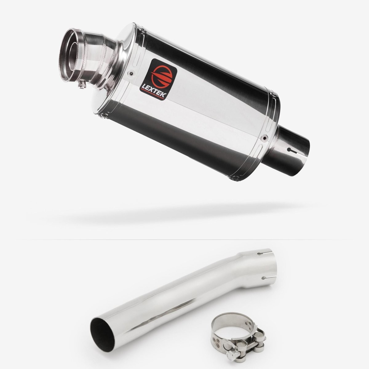 Lextek Slip-on Stainless Steel 200mm Exhaust for Suzuki SV650 99-02