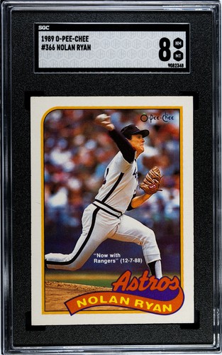 Nolan Ryan #366 1989 O Pee Chee card
