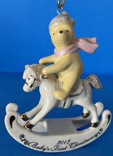 Lenox Disney Winnie The Pooh Baby  s First Christmas Ornament 2017 NIB MINT 