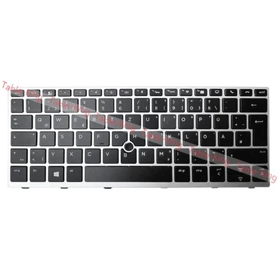 TABLEKINGDE Deutsch Backlit Tastatur für HP EliteBook 830 G5 830 G6/836 G5 G6/730 735 G5 G6