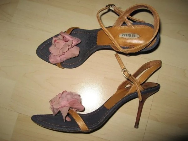 Women Le Silla Heels Navy 41