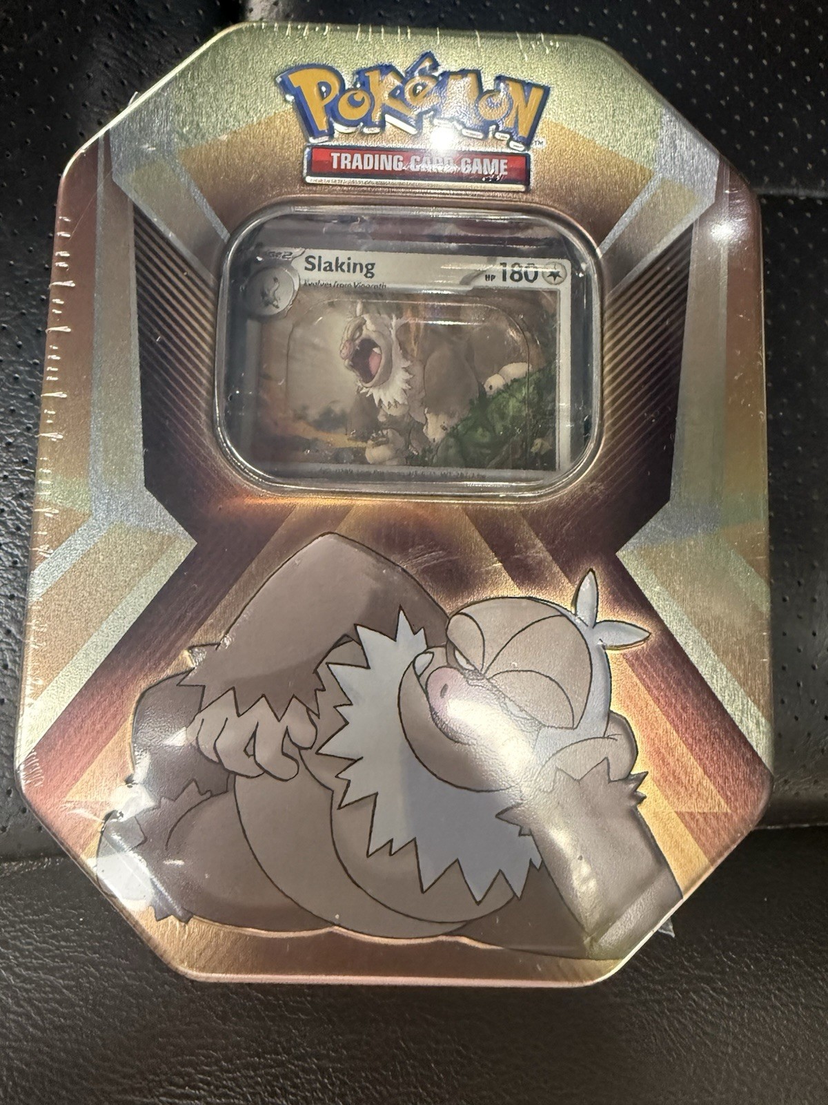 Pokémon Triple Whammy Tin Slaking Vigoroth Slakoth 60ct Card Holder 2024