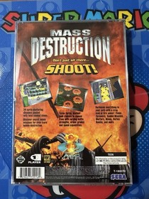 Mass Destruction- Sega Saturn Long Box Complete TESTED CIB