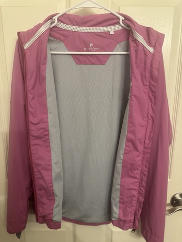 Damenjacke 2021 US Open Bette and Court Pink Swift Raglan Full-Zip - Bild 3 von 5