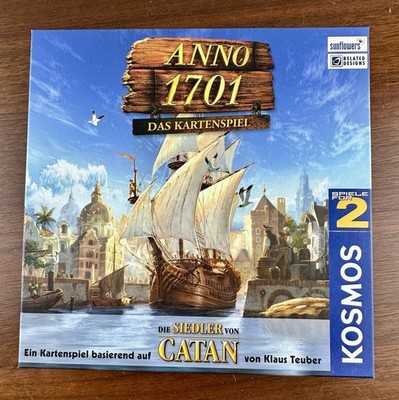Anno 1701: Das Kartenspiel Catan Card Game Klaus Teuber KOSMOS Card in SHRINK!