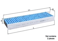 Mahle Lao 428/S Filter, Innenraumluft FüR CitroËN,Ds,Ds (Capsa),Fiat,Opel,Peugeo