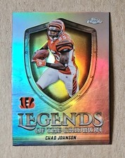 Chad Johnson 2025 Topps Chrome #LOG-28 Legends of the Gridiron Refractor