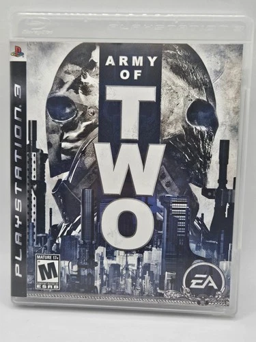 PS3 Playstation 3 Army Of Two Video Game CIB ~ COMPLETE w/ MANUAL