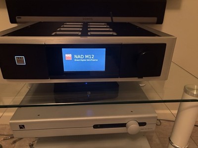NAD Masters Series M12 Direct Digital Stereo Preamplifier / DAC (Includes BluOS)
