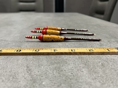 Handgefertigte traditionelle Angelschwimmer, maßgeschneidertes Design (3er Set)