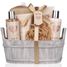 Spa Gift Basket Bath and Body Set with Vanilla Fragrance by - Gift Basket I...