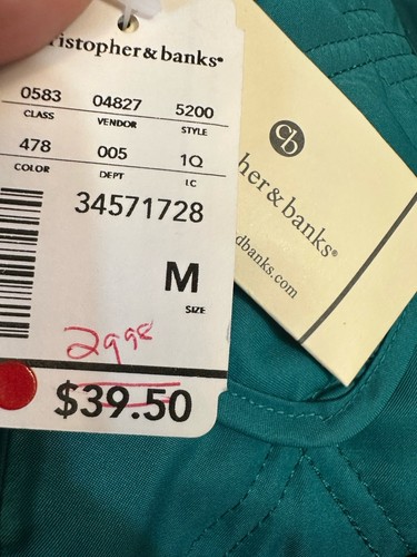 Gilet trapuntato donna senza maniche Christopher Bank’s con zip davanti, taglia media - Foto 7 di 7