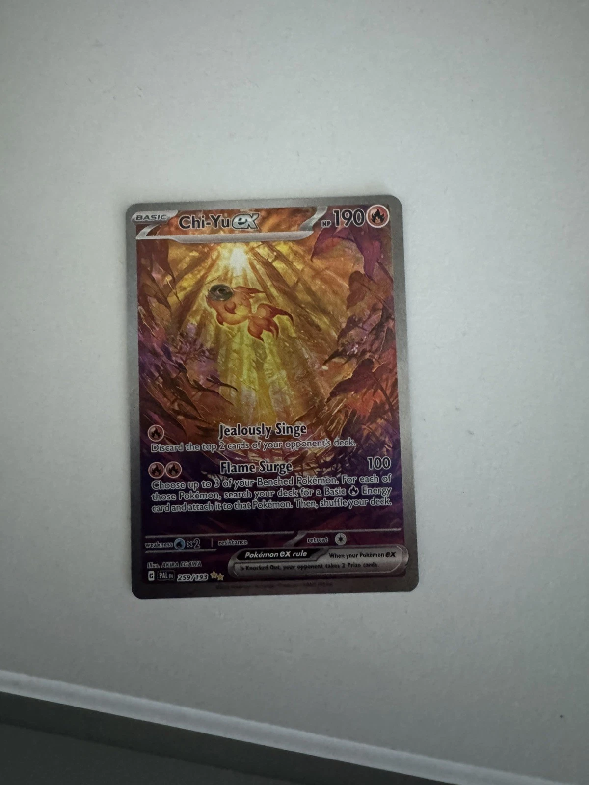 Pokémon TCG Chi-Yu EX Scarlet & Violet - Paldea Evolved 259/193