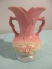 Vintage 1940's Hull Art Pottery USA Wildflower 2 Handled Vase W-1-5 1/2