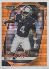 2025 Panini Prizm Draft Picks Orange Pulsar Prizm /75 Chris Tyree #143 1qz6