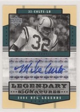 2004 Upper Deck NFL Legends Legendary Signatures Mike Curtis #LS-MI Auto 1c1