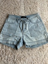 Women's Riveted by Lee drawstring light wash denim shorts size 4